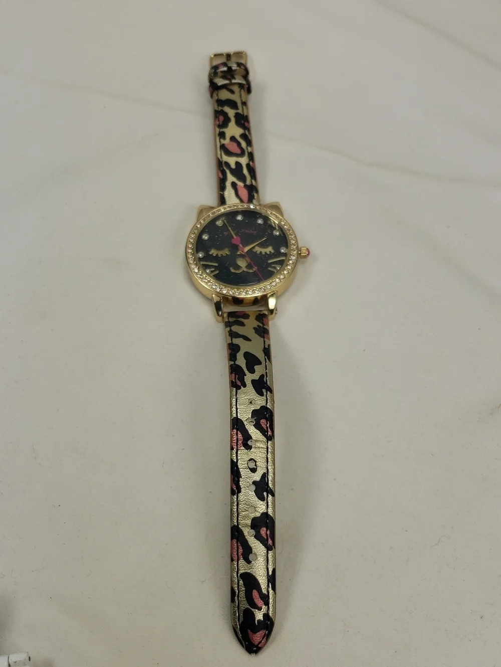 Betsey Johnson Working Cat Watch